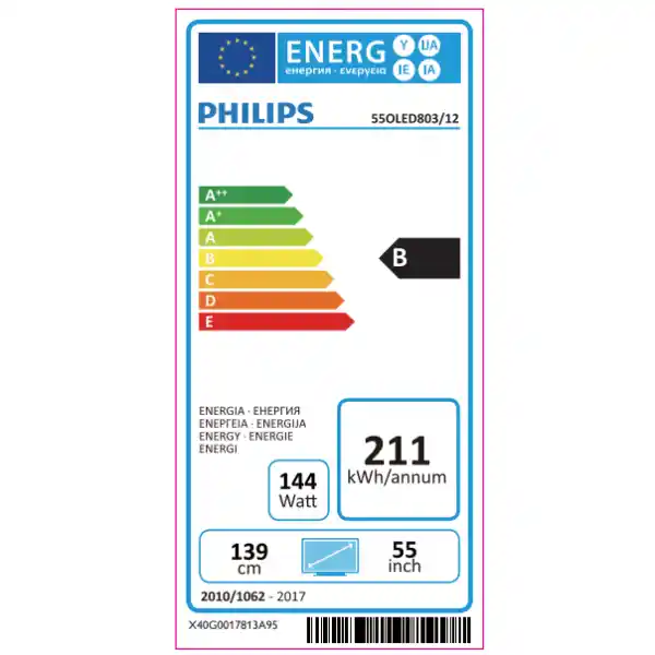 PHILIPS 55OLED803 OLED TV