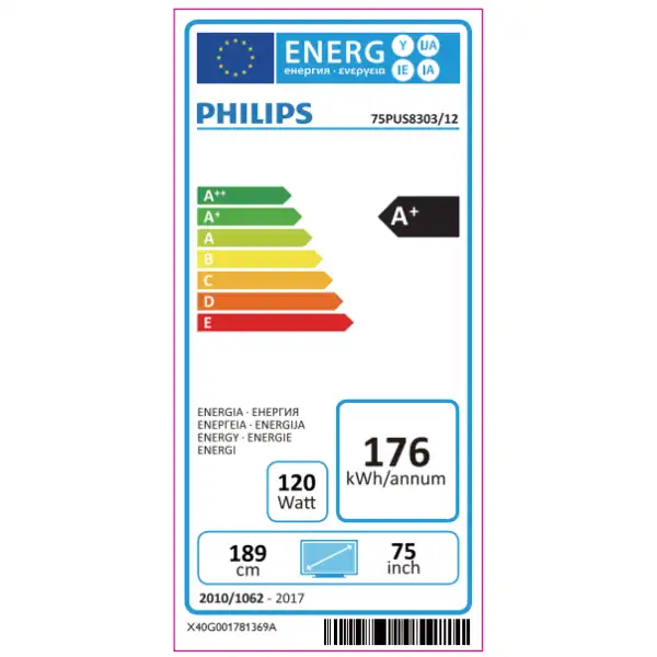 PHILIPS 75PUS8303 SMART UHD LED TV