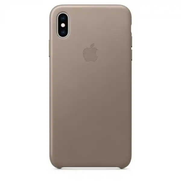 APPLE IPHONE XS MAX LEATHER CASE-TAUPE-MRWR2ZM/A