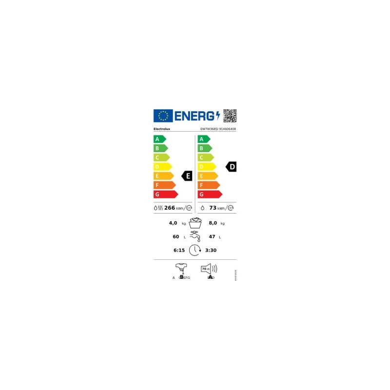 ELECTROLUX EW7W368SI