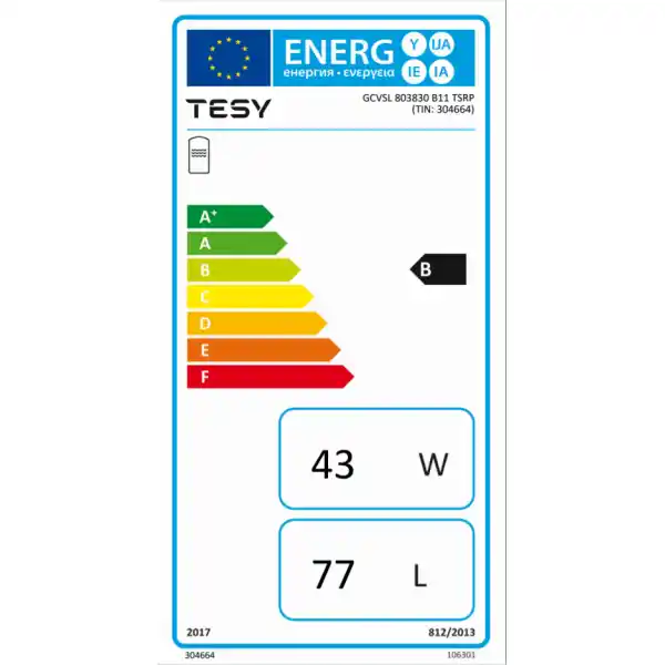 TESY GCVSL 80 38 30 B11 TSRP