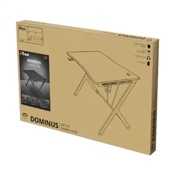 TRUST 22523 GXT711 DOMINUS GAMING DESK