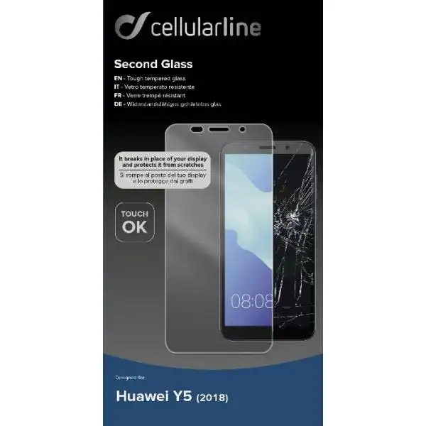 CELLULAR HUAWEI Y5 2018 TEMP. GLASS