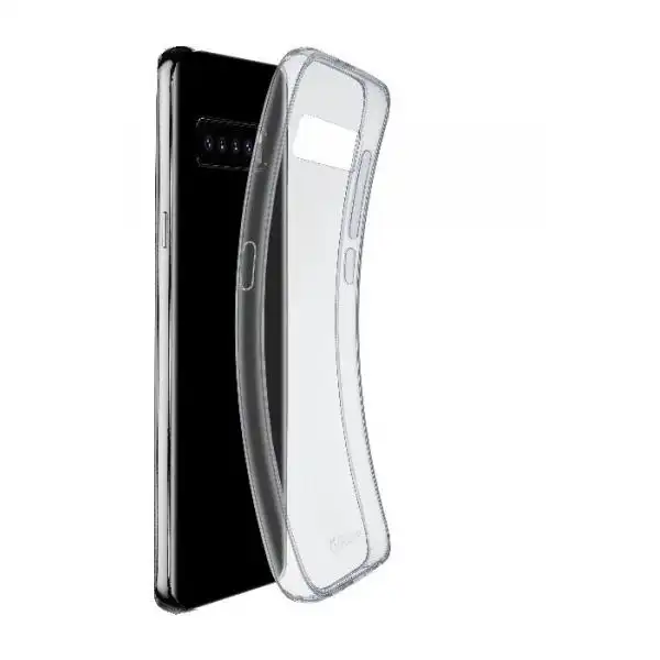CELLULAR SAMSUNG S10 + FINE COVER TRANSP.