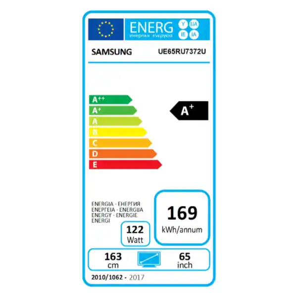 SAMSUNG UE-65RU7372 UHD CURVED SMART TV