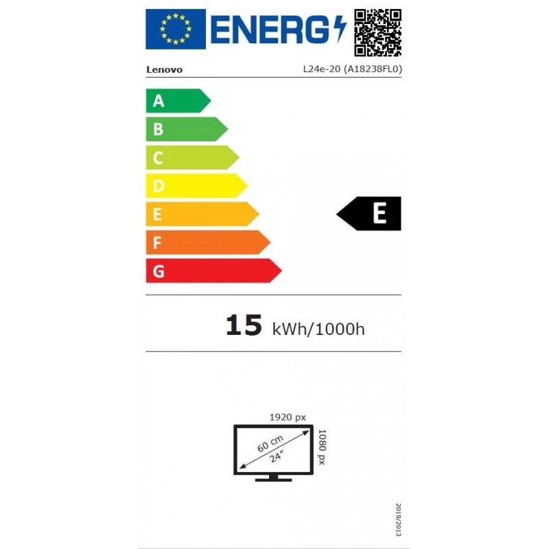 LENOVO L24e 20 23.8'' MONITOR 65DFKAC1EU