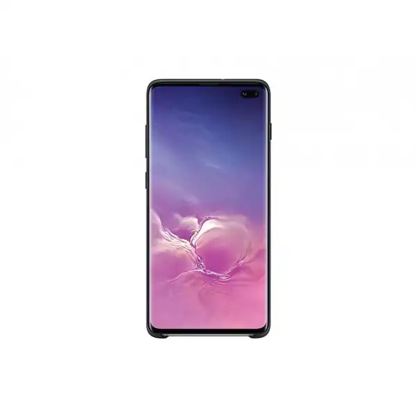SAMSUNG S10+ SILICONE COVER BK EF-PG975TBEGWW
