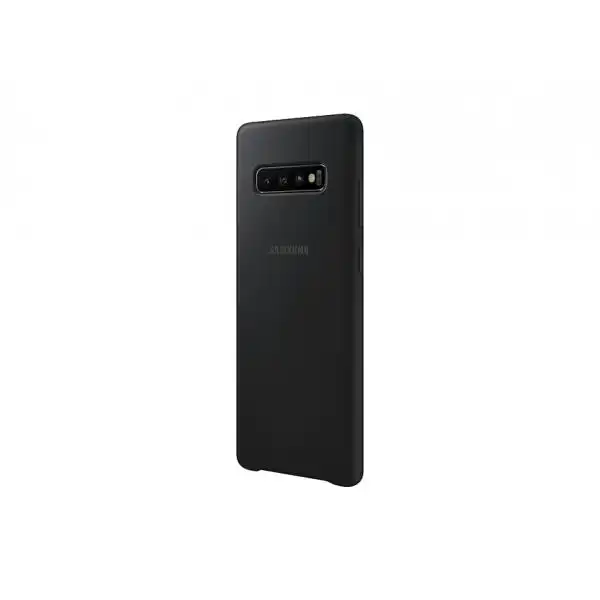 SAMSUNG S10+ SILICONE COVER BK EF-PG975TBEGWW