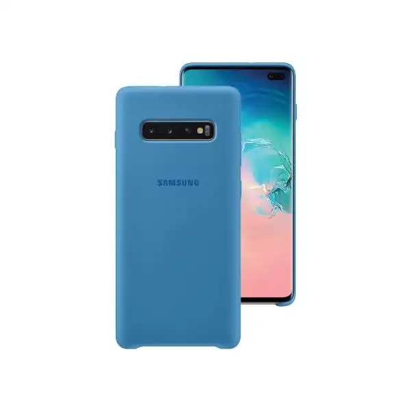 SAMSUNG S10+ SILICONE COVER BL EF-PG975TLEGWW