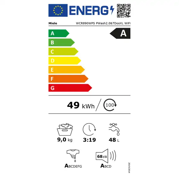 MIELE WCR 890 WPS PWash2.0/TDos XL WiFi