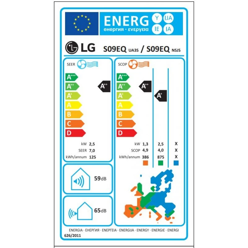 LG S09EQ.NSJ/S09EQ.UA3