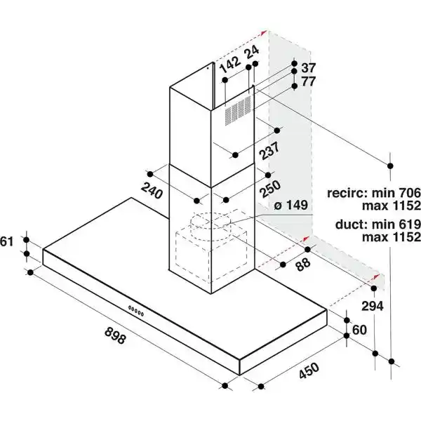 WHIRLPOOL WHBS 94 F LM X