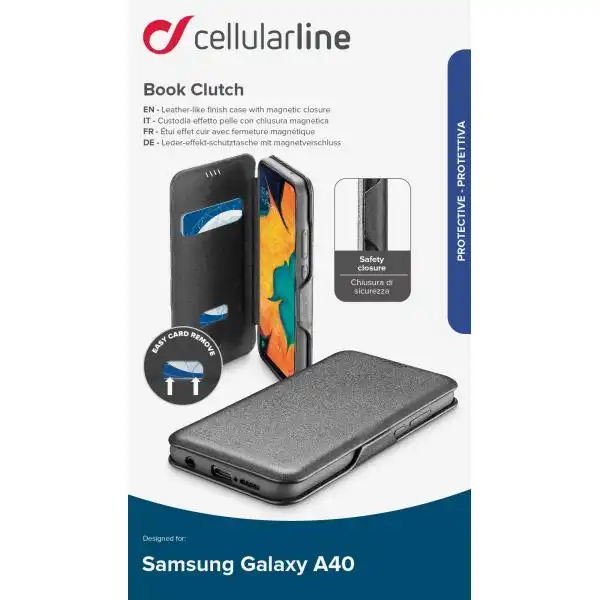 CELLULAR SAMSUNG GALAXY A40 BOOK CLUTCH CASE