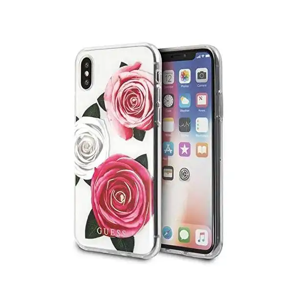 GUESS IPHONE X/XS FLOWER DESIRE CASE RS