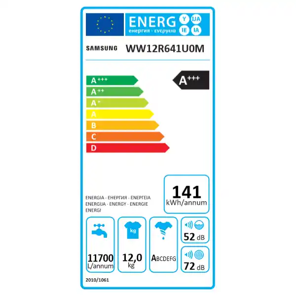 SAMSUNG WW12R641U0M/LE
