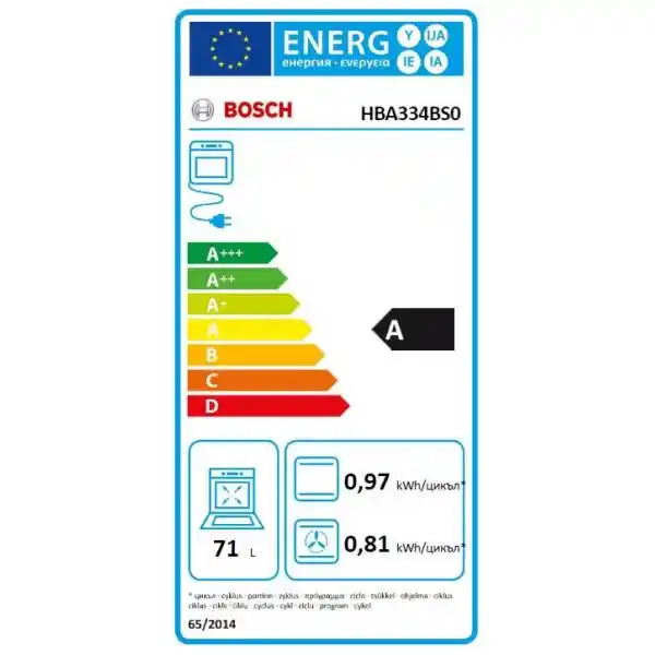 BOSCH HBA334BS0
