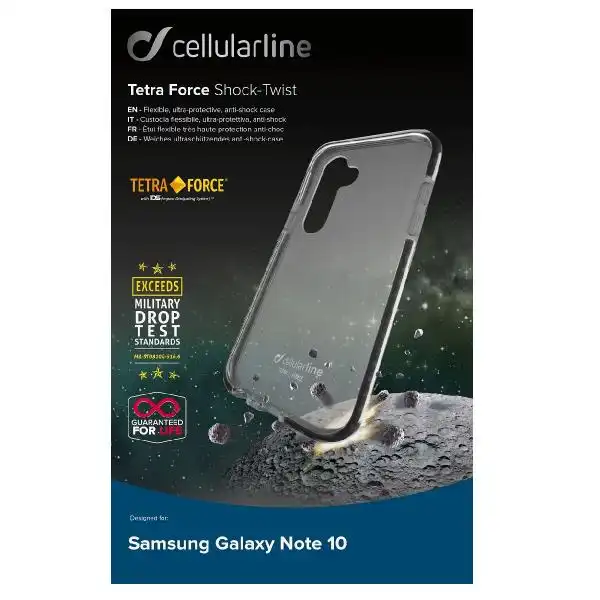CELLULAR SAMSUNG GALAXY NOTE 10 TETRA COVER TRANSP
