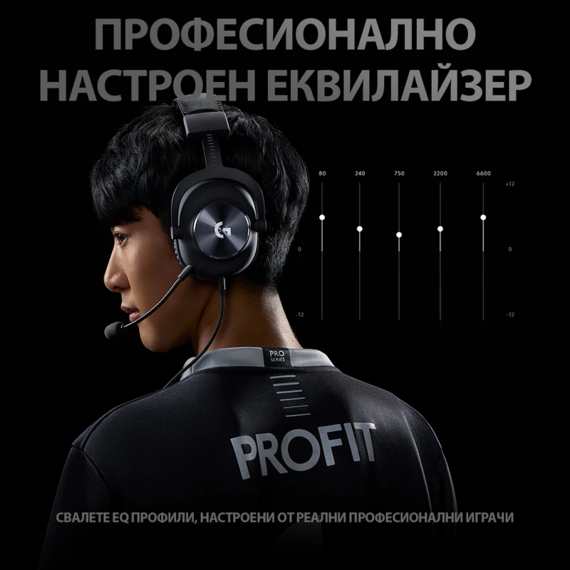 LOGITECH PRO X 981-000818 HEADSET BLACK