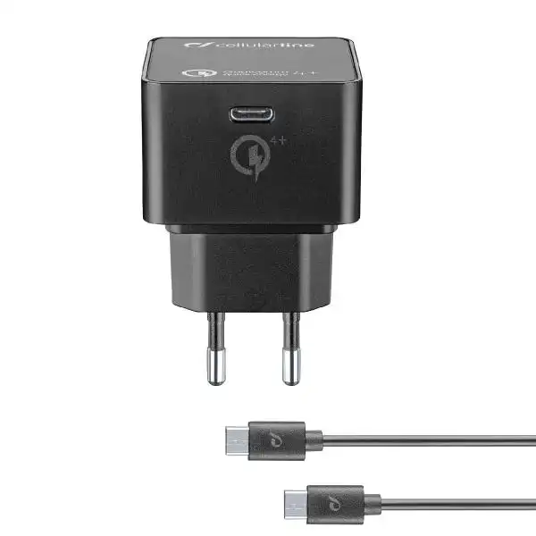 CELLULAR POWER DELIVERY WALL CHARGER + TYPE C CABLE 30W