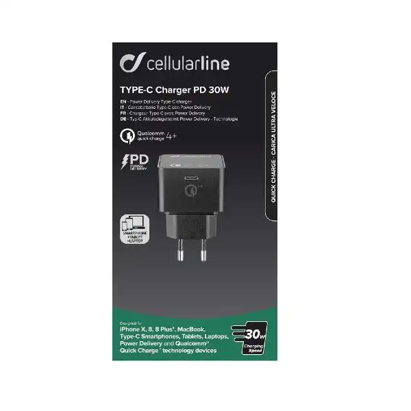 CELLULAR POWER DELIVERY WALL CHARGER 30W