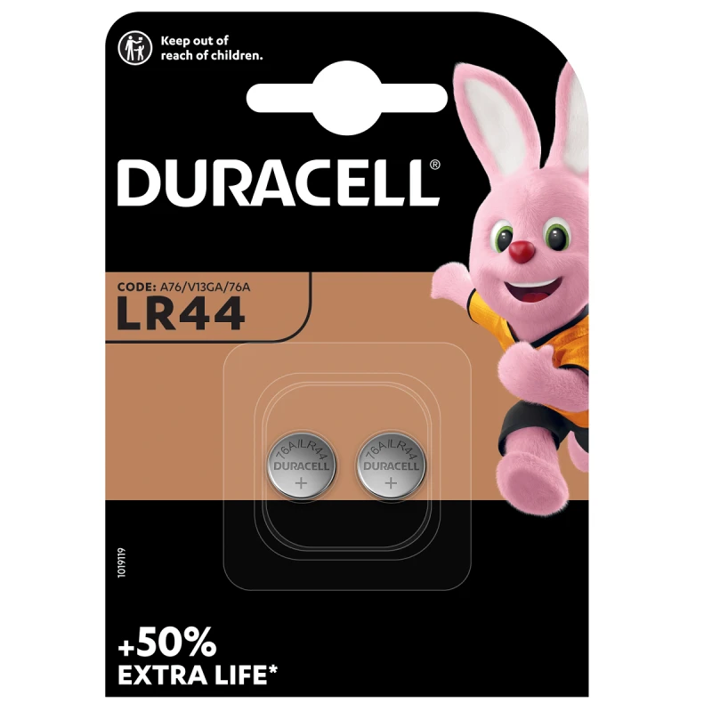 DURACELL ALKALINE BATTERIES LR44 X2