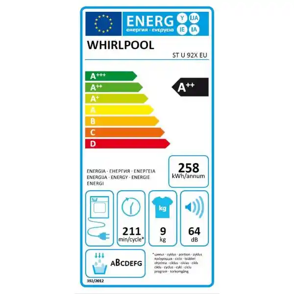 WHIRLPOOL ST U 92X EU