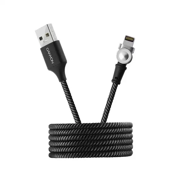 CANYON CNS-CFI8B MAGNETIC ROTATING LIGHTNING CABLE 1M