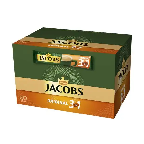 JACOBS 3IN1 ORIGINAL КУТИЯ 20 БРОЯ