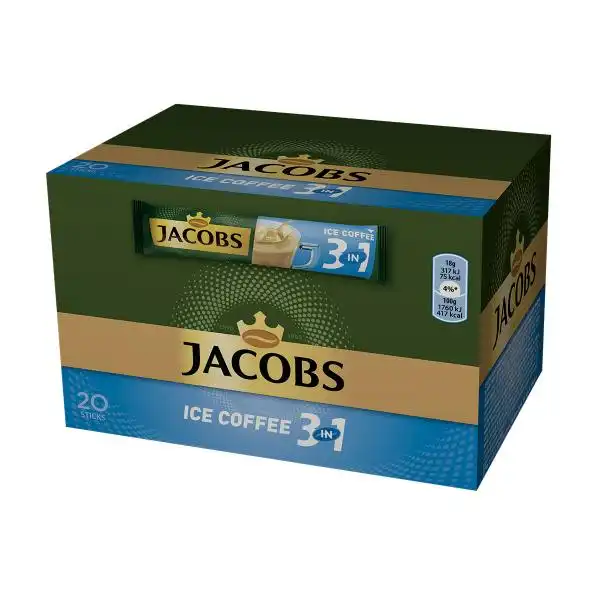 JACOBS 3IN1 ICE КАФЕ КУТИЯ 20 БРОЯ