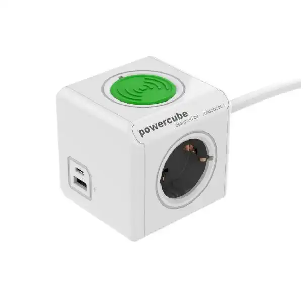 ALLOCACOC 11092 WIRELESS POWER CUBE 2XUSB 1.5M