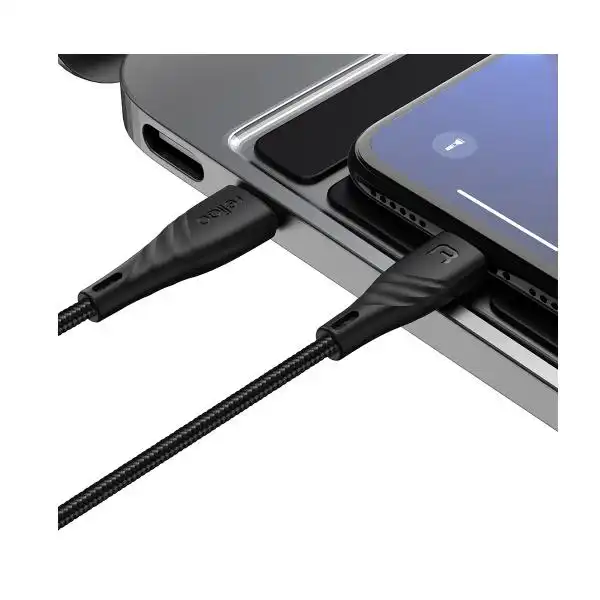 XMART LIGHTENING/TYPE C MFI BK 1.2M