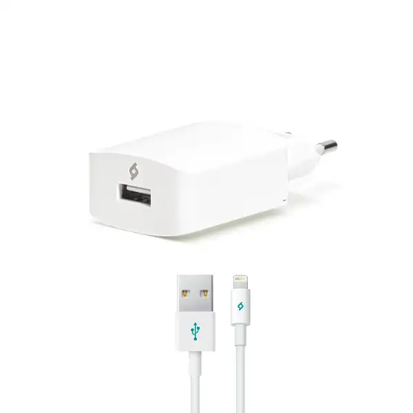 TTEC WALL CHARGER 2.1A LIHGTNING CABLE W