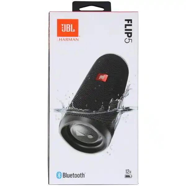 JBL FLIP 5 BLACK PORTABLE SPEAKER