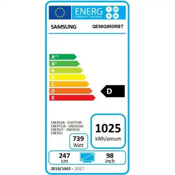 SAMSUNG QE-98Q950R 8K QLED SMART TV