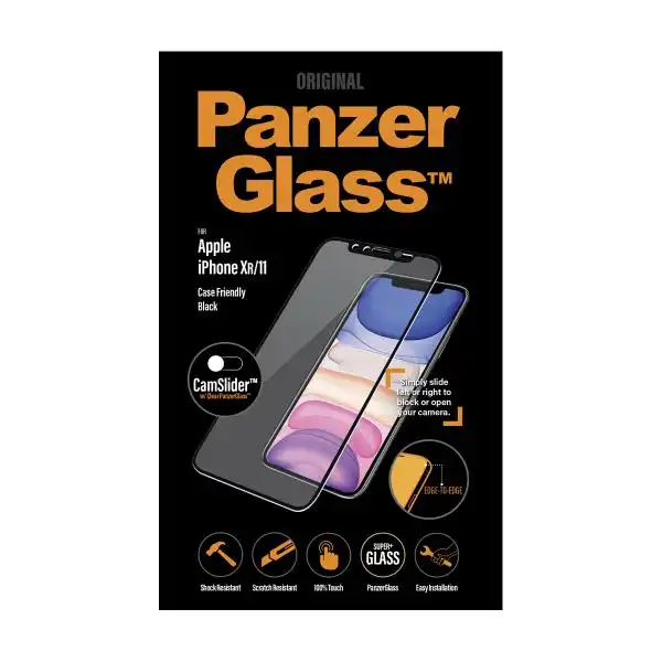 PANZERGLASS IPHONE XR/11 C.FRIENDLY CAMSLIDER BK