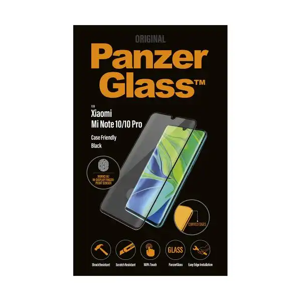 PANZERGLASS XIAOMI MI NOTE 10 CASE FRIENDLY BK