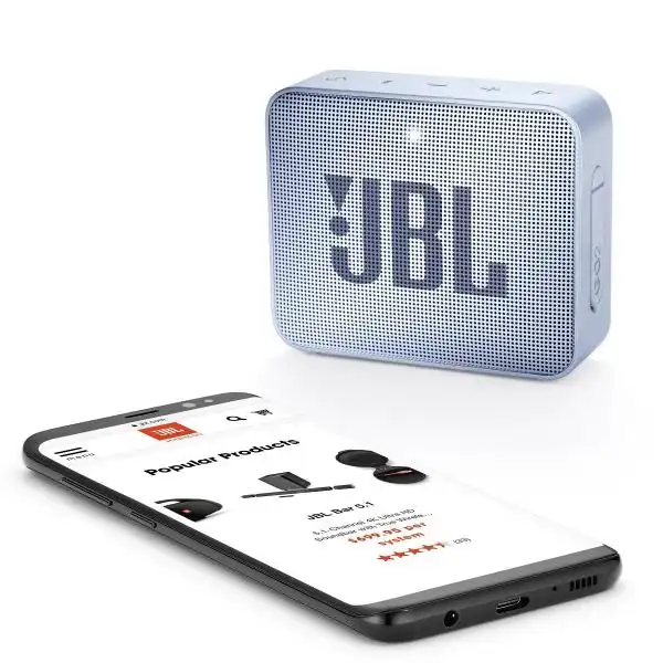 JBL GO 2 CYAN PORTABLE SPEAKER