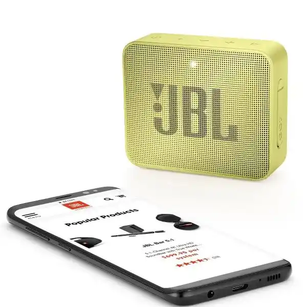 JBL GO 2 YELLOW PORTABLE SPEAKER