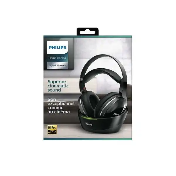 PHILIPS SHD8800 BK WIRELESS HEADPHONES FOR TV