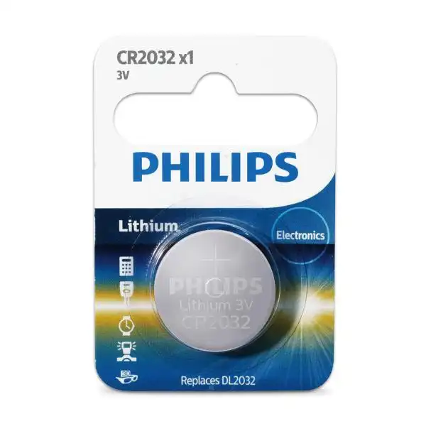 PHILIPS CR2032/01B LITHIUM BUTTON CELL