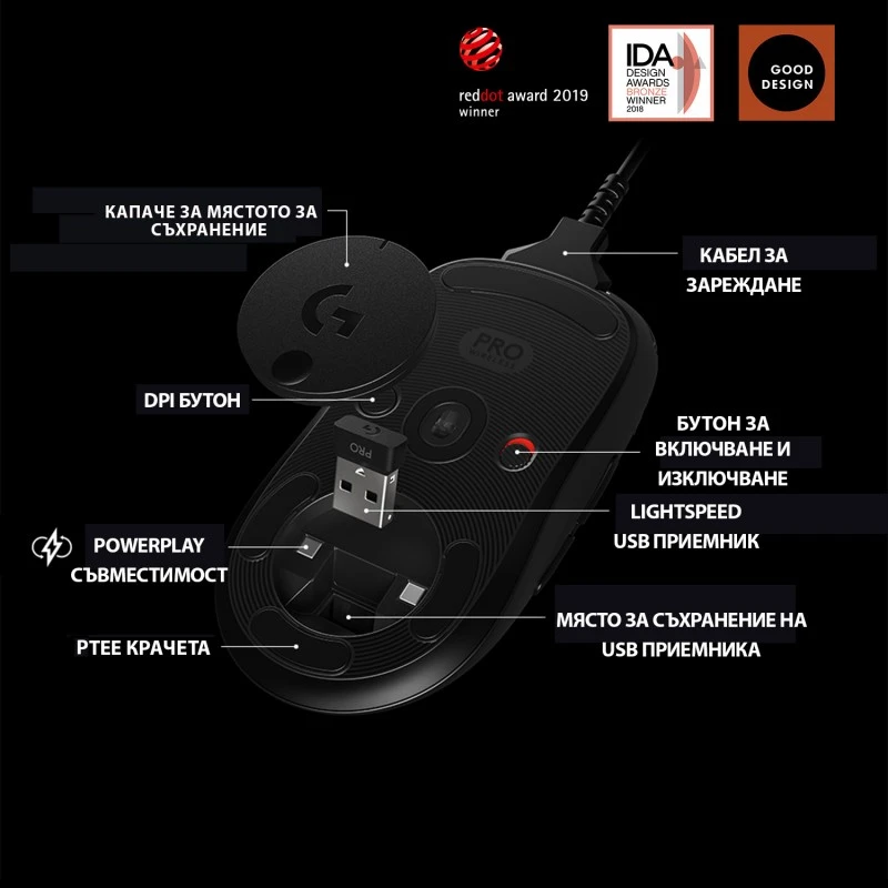 LOGITECH 910-005272 G PRO WIRELESS