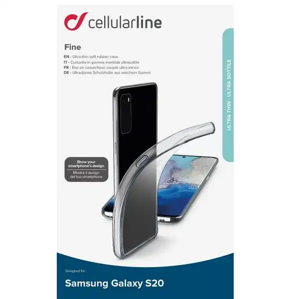 CELLULAR SAMSUNG GALAXY S20 FINE TRANSP COVER