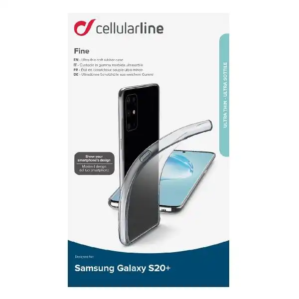 CELLULAR SAMSUNG GALAXY S20+ FINE TRANSP. COVER