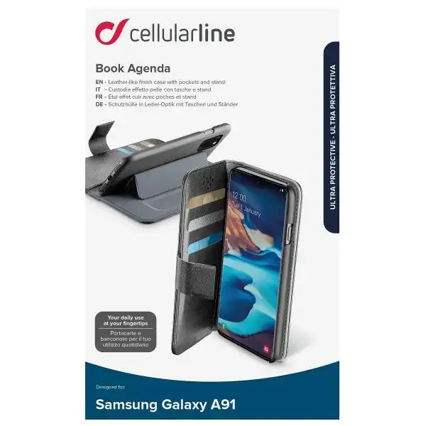 CELLULAR SAMSUNG GALAXY S10 LITE BOOK AGENDA CASE BK