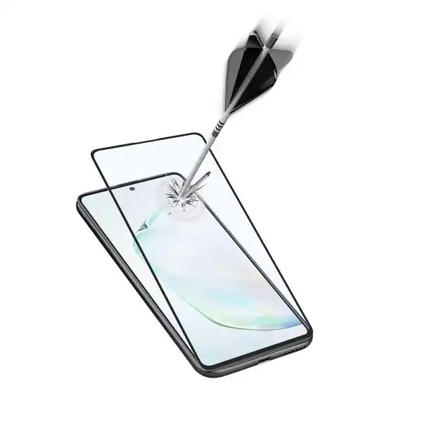 CELLULAR SAMSUNG NOTE 10 LITE TEMPERED GLASS BK