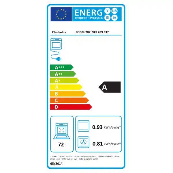 ELECTROLUX EOD3H70X