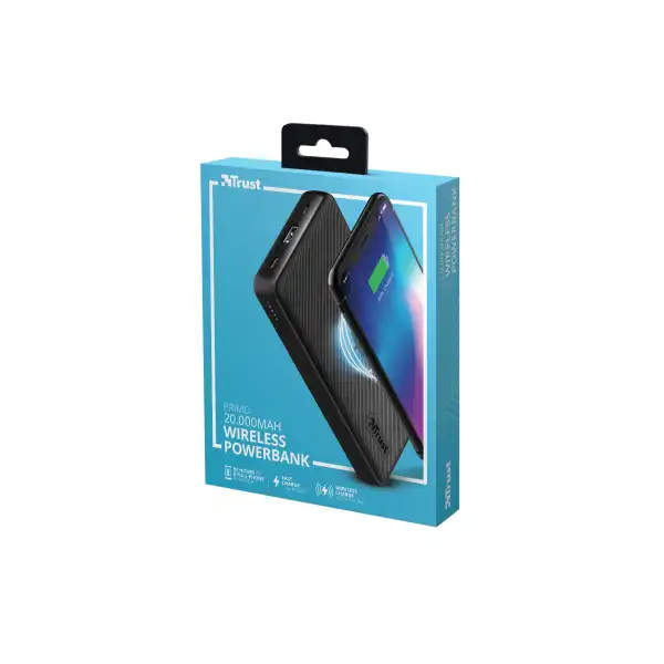 TRUST 23565 PRIMO WIRELESS PWRBNK 20 MAH