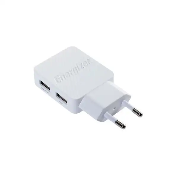 ENERGIZER WALL CHARGER 2USB 3.4A LIGHTNING CABEL