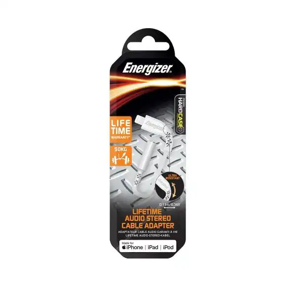 ENERGIZER CAR KIT 3.5 ADAPTER AUDIO-LIGHTNING