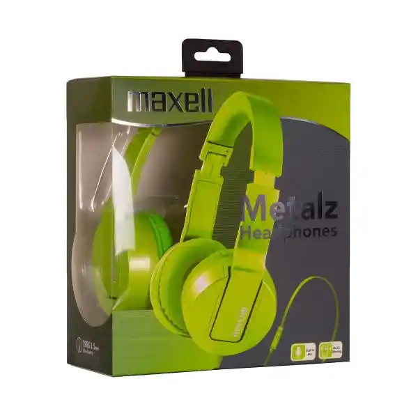 MAXELL METALZ TENNIS HEADPHONES GREEN